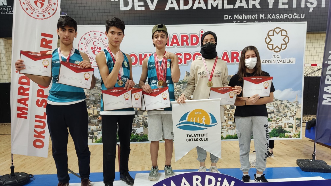 Mardin ilinde yapılan Okul Sporları Yıldızlar Bilek Güreşi Grup Müsabakaları